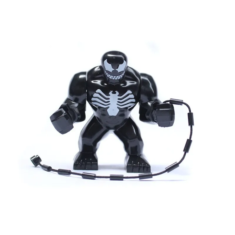 Супер Герои Мстители черные Большие ядовитые фигурки Халк сборные Модели