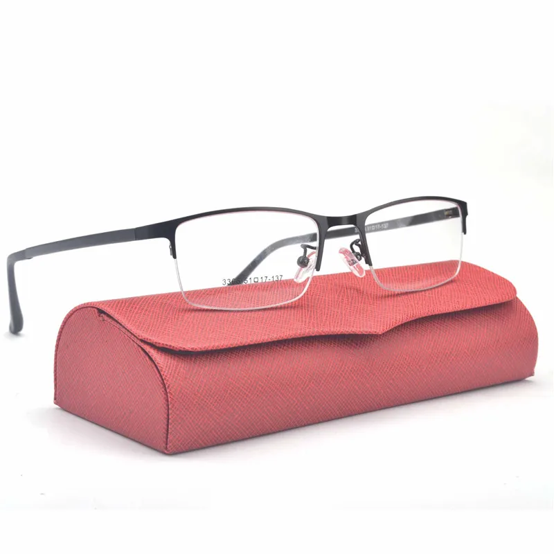 MINCL/чистый титановый оправы для очков мужские 2017 оптические очки полуобода