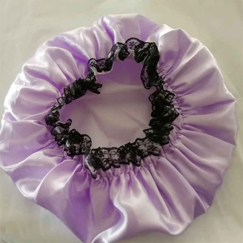 Милые толстые женские шапочки для душа красочные двухслойные накладки волос