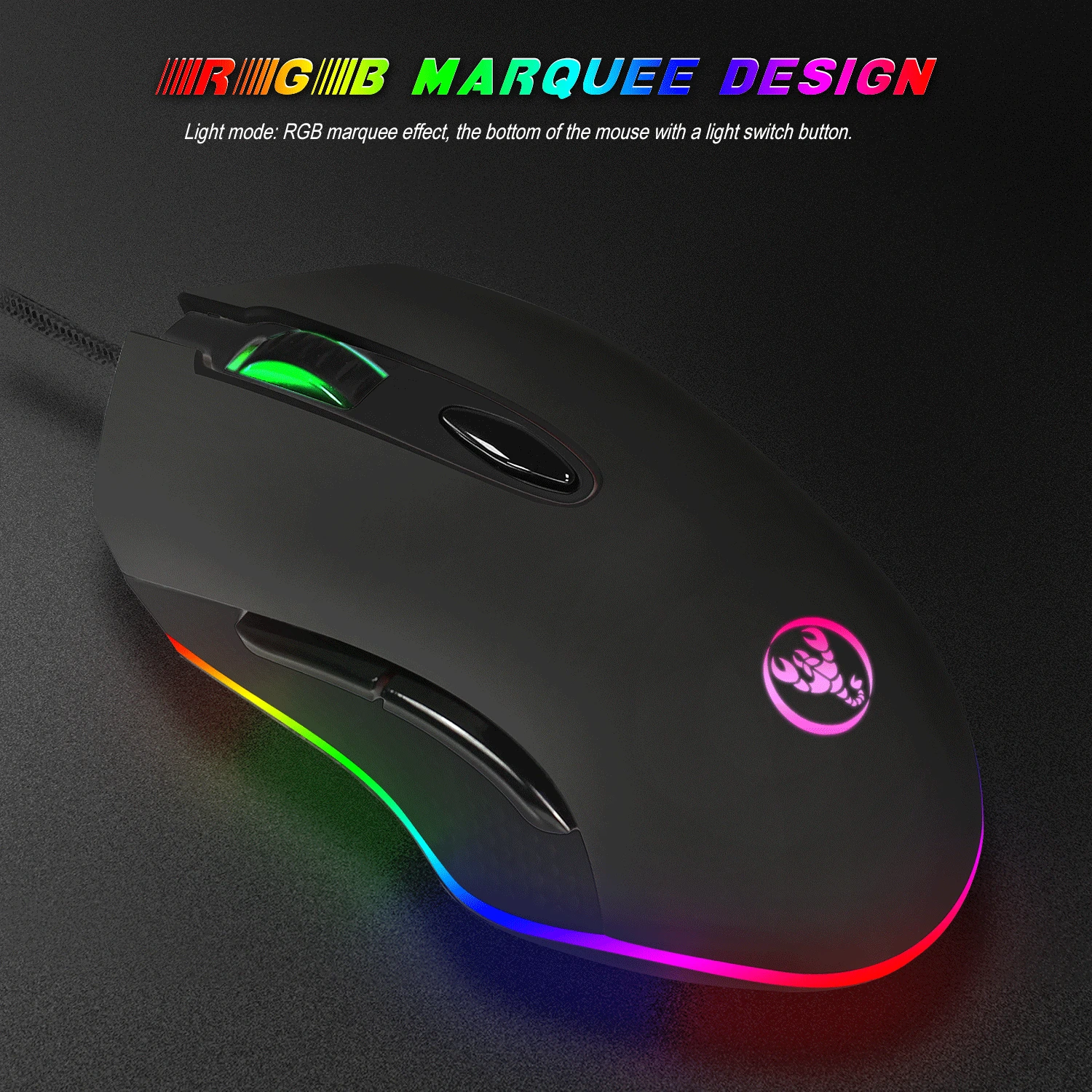4800 dpi прочная Проводная игровая мышь USB Gamer 6 программируемых кнопок высокоскоростная оптическая эргономичная компьютерная мышь для ПК