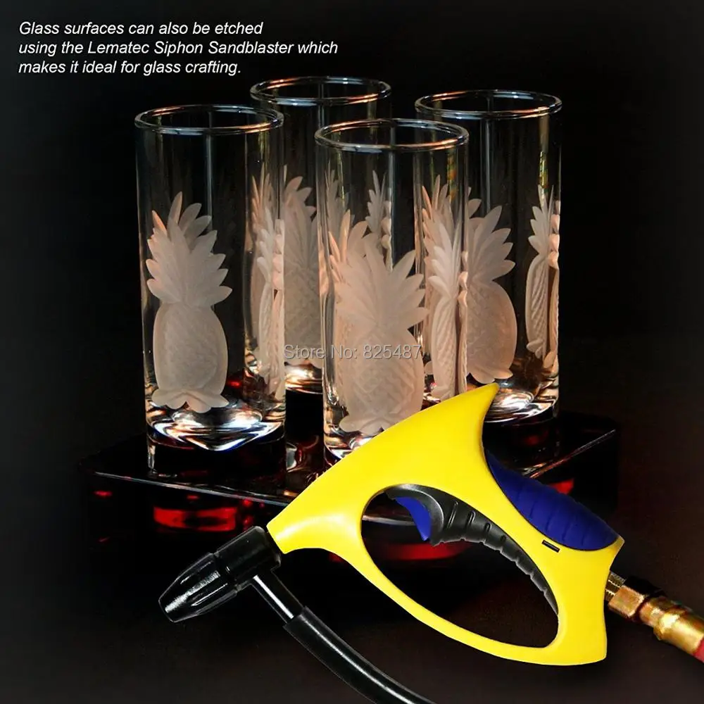 LEMATEC абразивный пневматический Пескоструйный пистолет с шлангом для