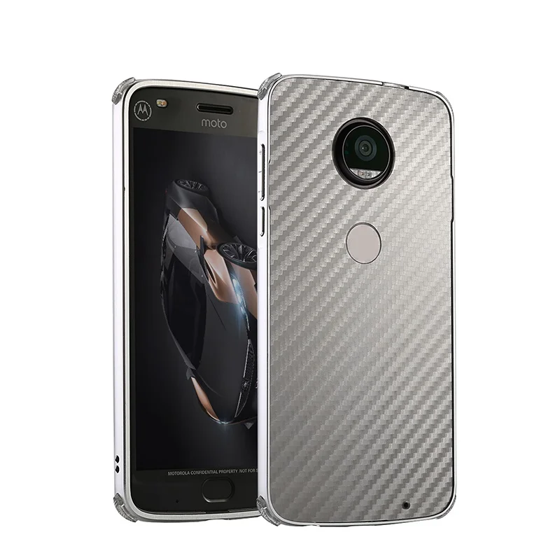 Чехол для Motorola Moto Z Z2 Z3 Play чехлы Force чехол из углеродного волокна 2 в 1 ударопрочный