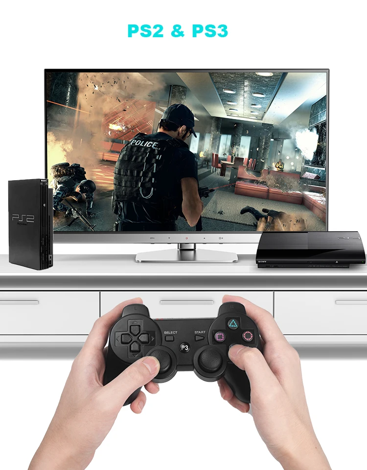 Данные лягушка 2,4G беспроводной геймпад для PS3/PS2 игровой джойстик геймпад для ПК джойстик игровой контроллер для Android смартфон/ТВ коробка