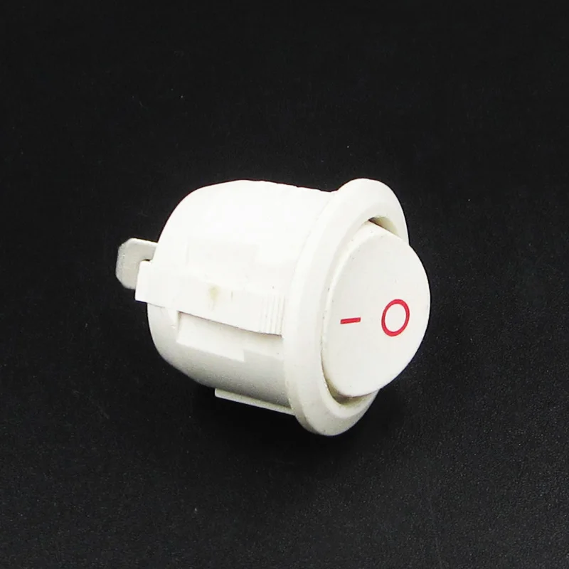 10 шт. KCD1 105 на включение/выключение 2PIN 10A/125V 6A/250V круглый Кулисный переключатель 2pin