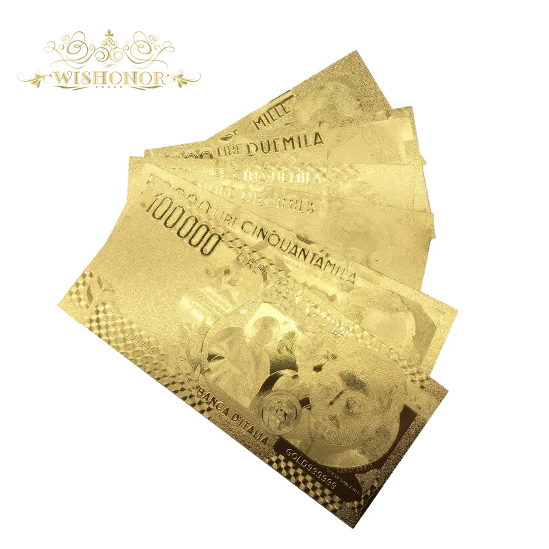 Банкноты в итальянском стиле 6 шт./лот по оптовой цене 1000 100000|banknotes collection|money