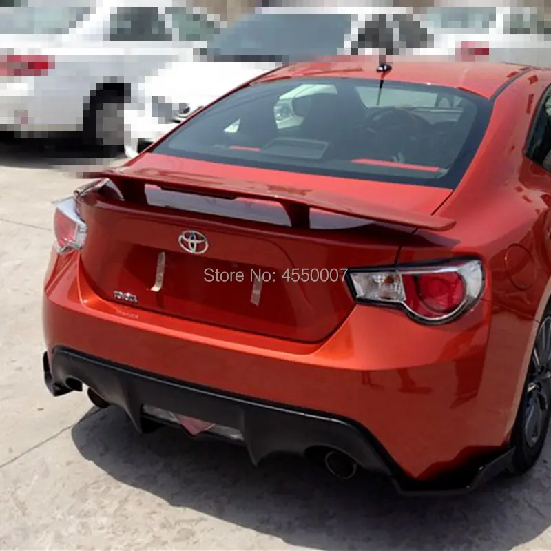 Подходит для toyota 86 gt86 subaru brz 2012- высокое качество АБС пластик заднее крыло задний спойлер