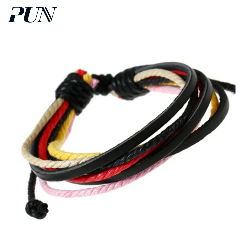 PUN braclet мужские браслеты 2018 аксессуары для женщин панк Шарм Персонализированные