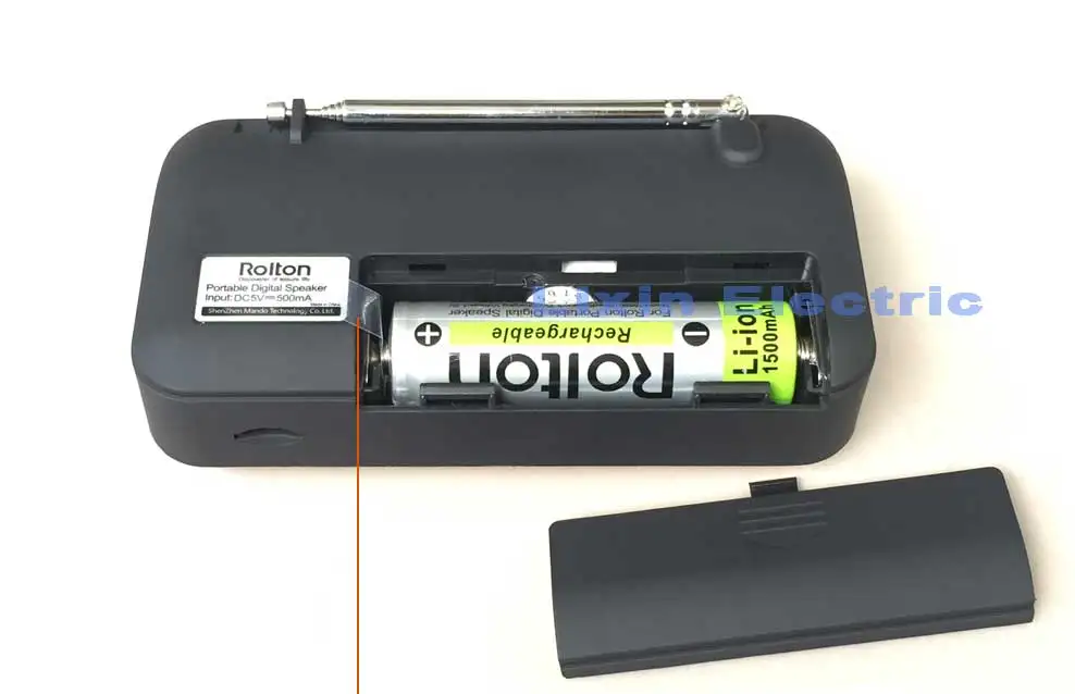 Rolton Mni FM портативный радио динамик Mp3 музыкальный плеер TF карта USB для ПК iPod Телефон с светодиодный дисплей и фонарик лампа проверки