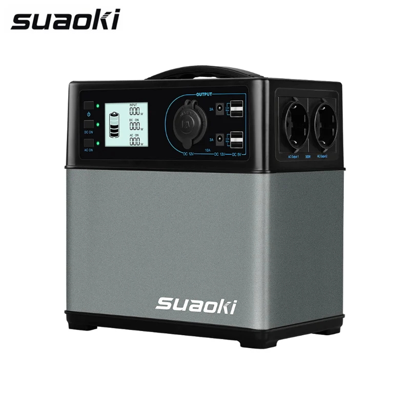Suaoki 400wh автомобильный стартер Power bank портативный Солнечный источник питания 5