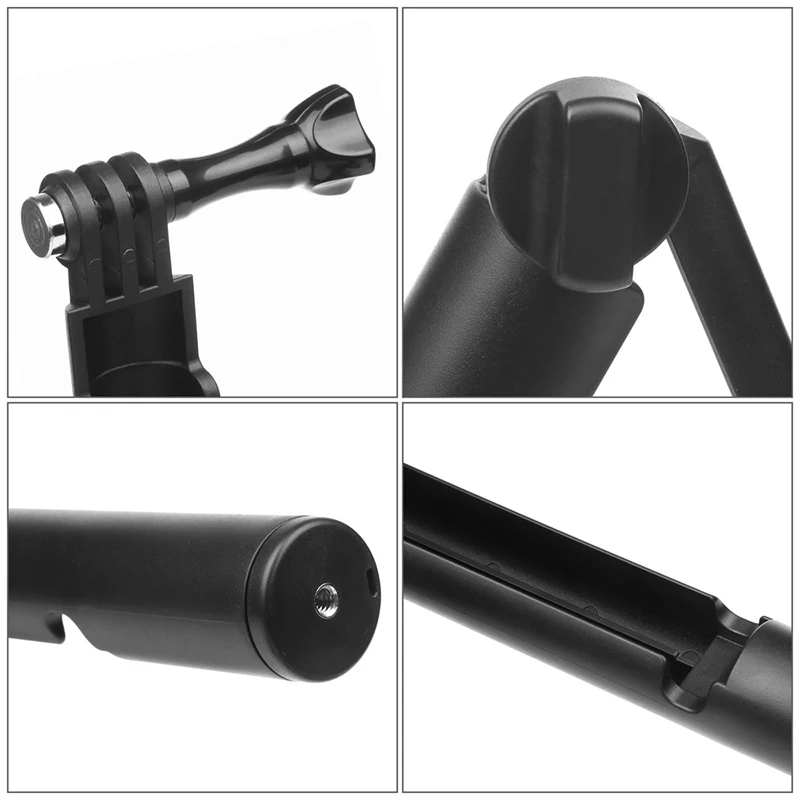 Go Pro 3 way monopod Three-way adjustment arm Tripod selfie stick for gopro Hero 9 8 7 6 SJ4000 Sjcam XiaoYi Camera Accessories |