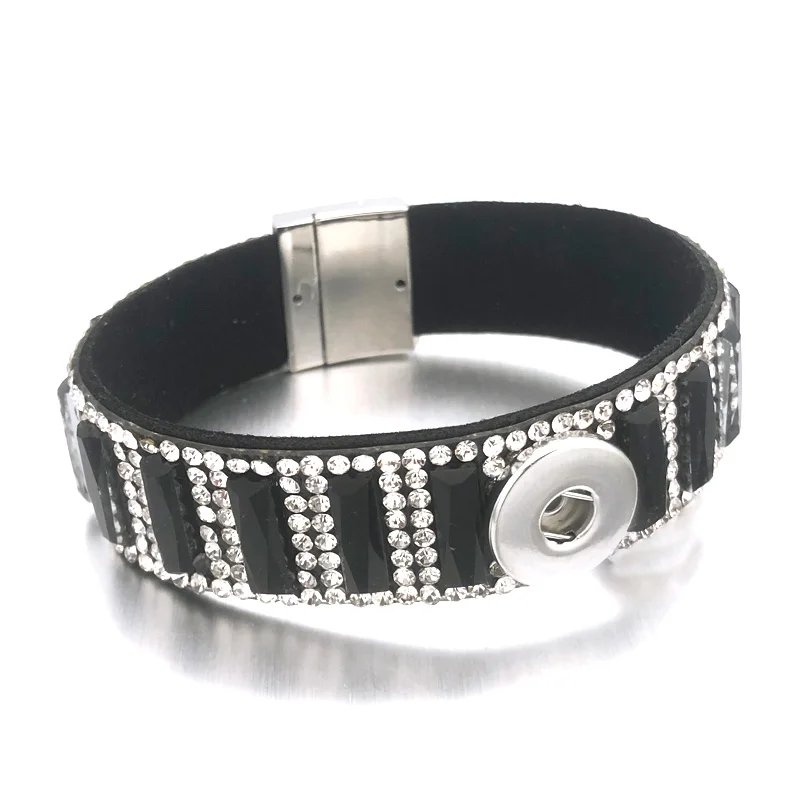 Хит продаж магнит с кристаллами 076 стразы бархатная кожа подходит для 18 мм кнопки