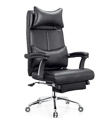 Computer chair leather boss high back office lunch break chair. | Мебель