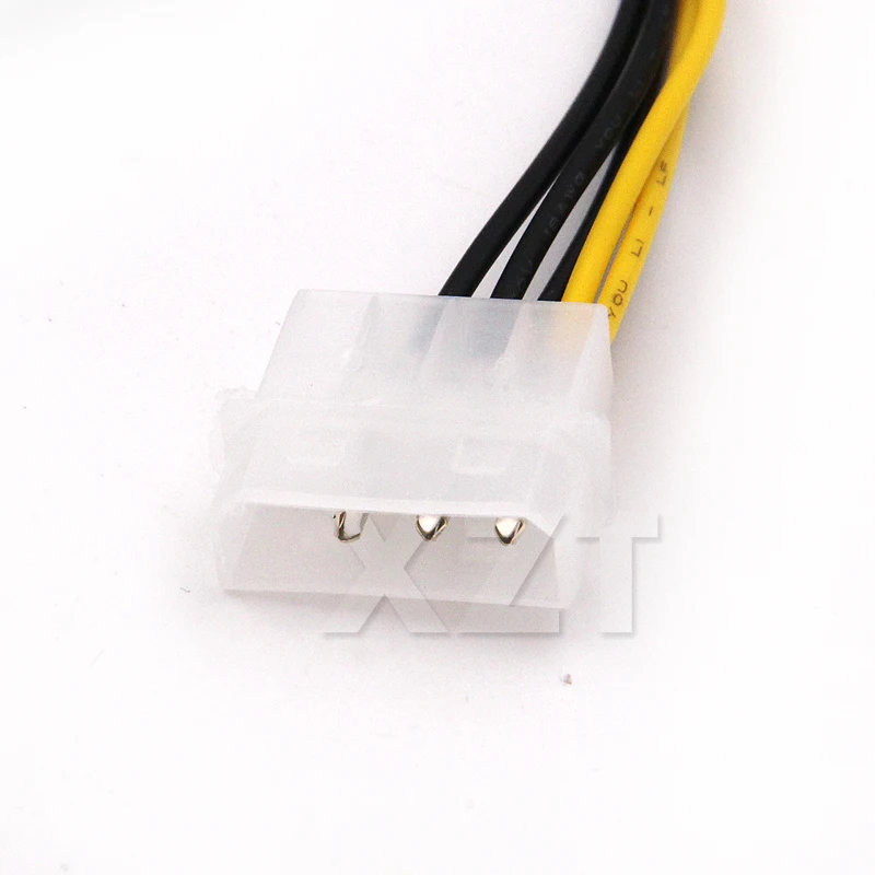 Фото Кабель-переходник для видеокарты PCI Express с 2x Molex 4-контактного на 8-контактный PCI-e, 6 дюймов, 1 шт. - Адаптер Molex на PCIe 8-контактный №2