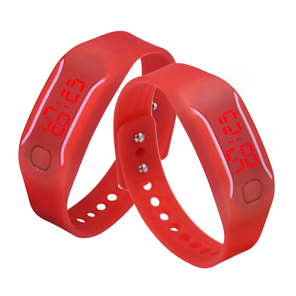 2018 Hot Sale LED Watch Mens Womens Watches Silicone Date Sports Running Bracelet Digital WristWatch Dropshipping relogio Saat | Наручные