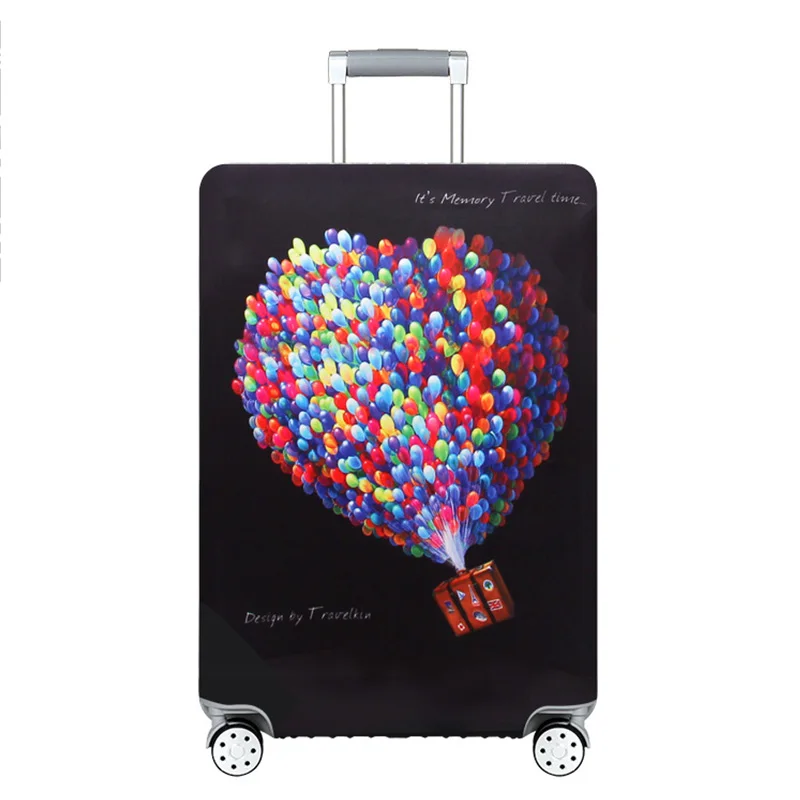 A Luggage Cover LXHYSJ эластичные Защитные чехлы для багажа, Чехол для багажа, подходит для 18-32 дюймов, чехол Чехол для багажа, аксессуары для путешествий - Цвет: A Luggage Cover
