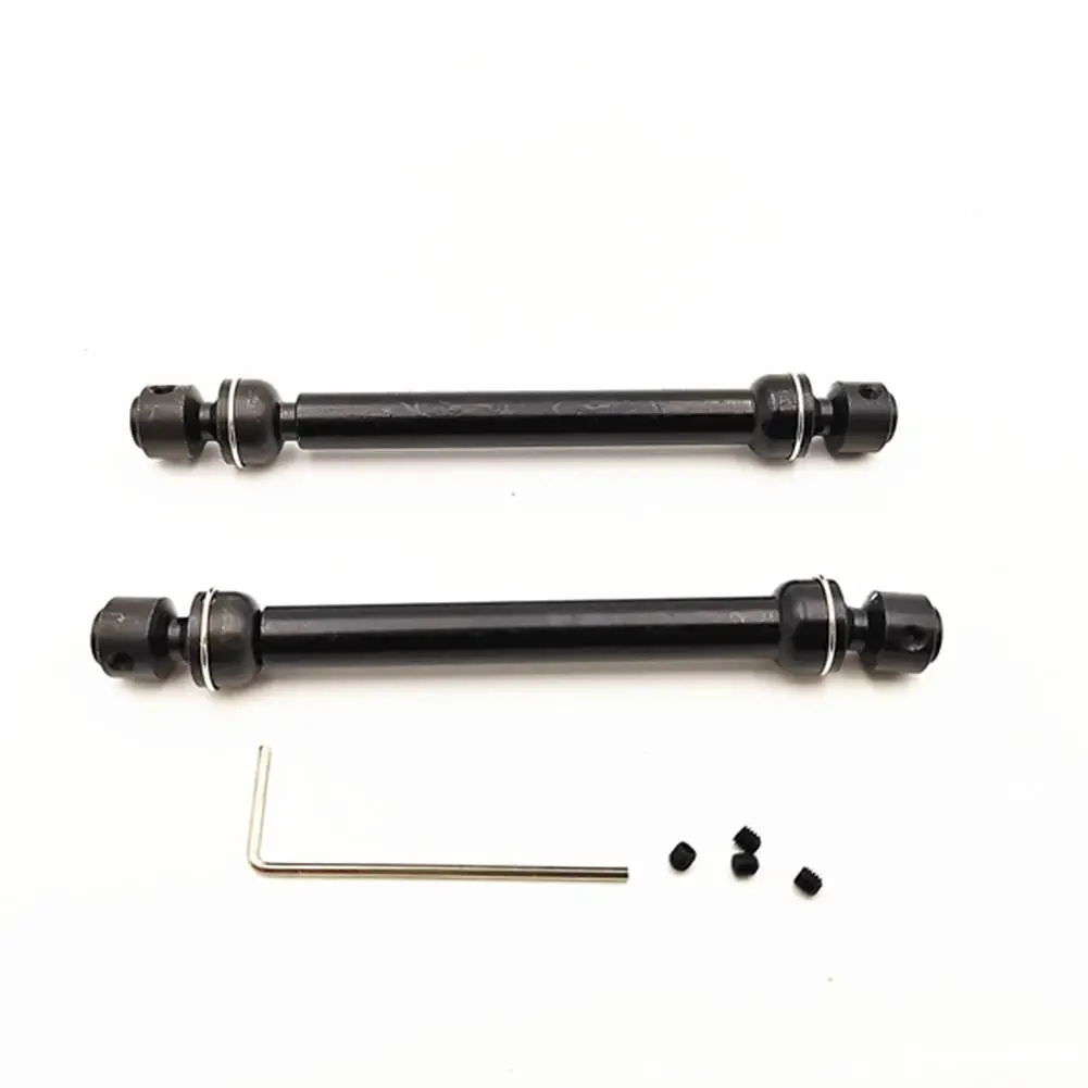 

RCtown 2Pcs Metal CVD Universal Shaft for 1/10 RC Crawler Car Toy Accessories RC4WD SCX10 D90