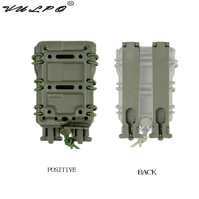 C Style Green VULPO Тактический 5,56 мм мешок для магазина Перевозчик с Molle/ремень быстро крепится Millitary Molle Quick Release Один Подсумок кобура - Цвет: C Style Green