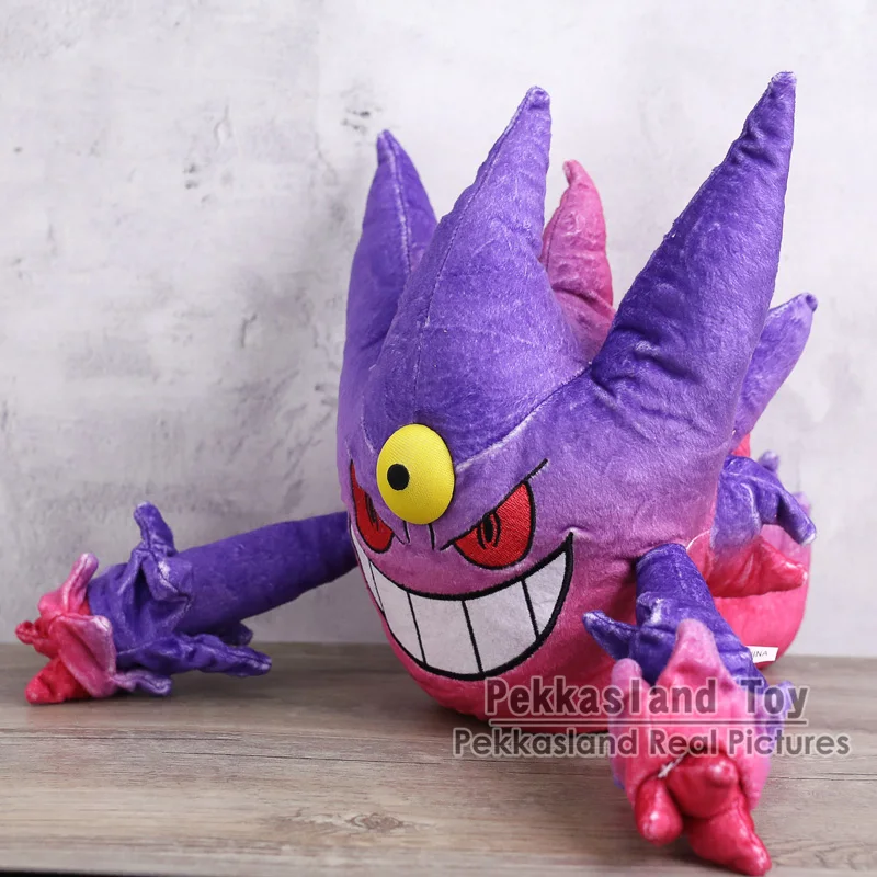 Аниме мультфильм монстр Мега плюшевые игрушки Gengar игрушка мягкая чучела Aniaml кукла