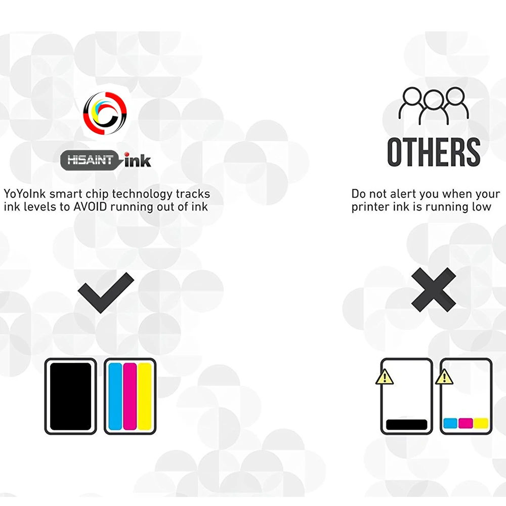 Hisaint 3 шт. PG 40 CL 41 черный и Трехцветный чернильный картридж совместимый для pg cl Canon