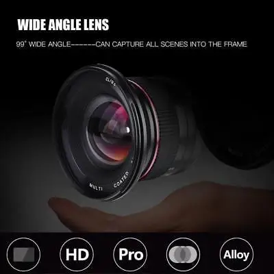 12 мм F2.8-f22 супер широкоугольный объектив рыбий глаз MF для Nikon 1 крепление беззеркальных V1 V2 J1 J2 J3 J4 J5 и т. д. камера