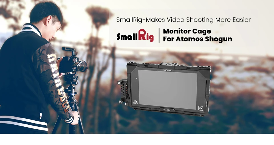 SmallRig держатель для монитора с железнодорожный вокзал для Atomos Shogun/Ниндзя Убийца 7 дюймовый ЖК-монитор Экран-1788