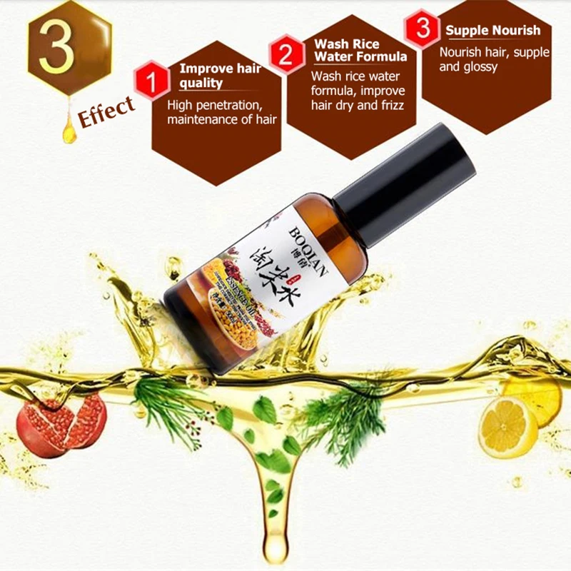 Мойте рисовую воду восстанавливайте сухую завивку уход для поврежденных волос
