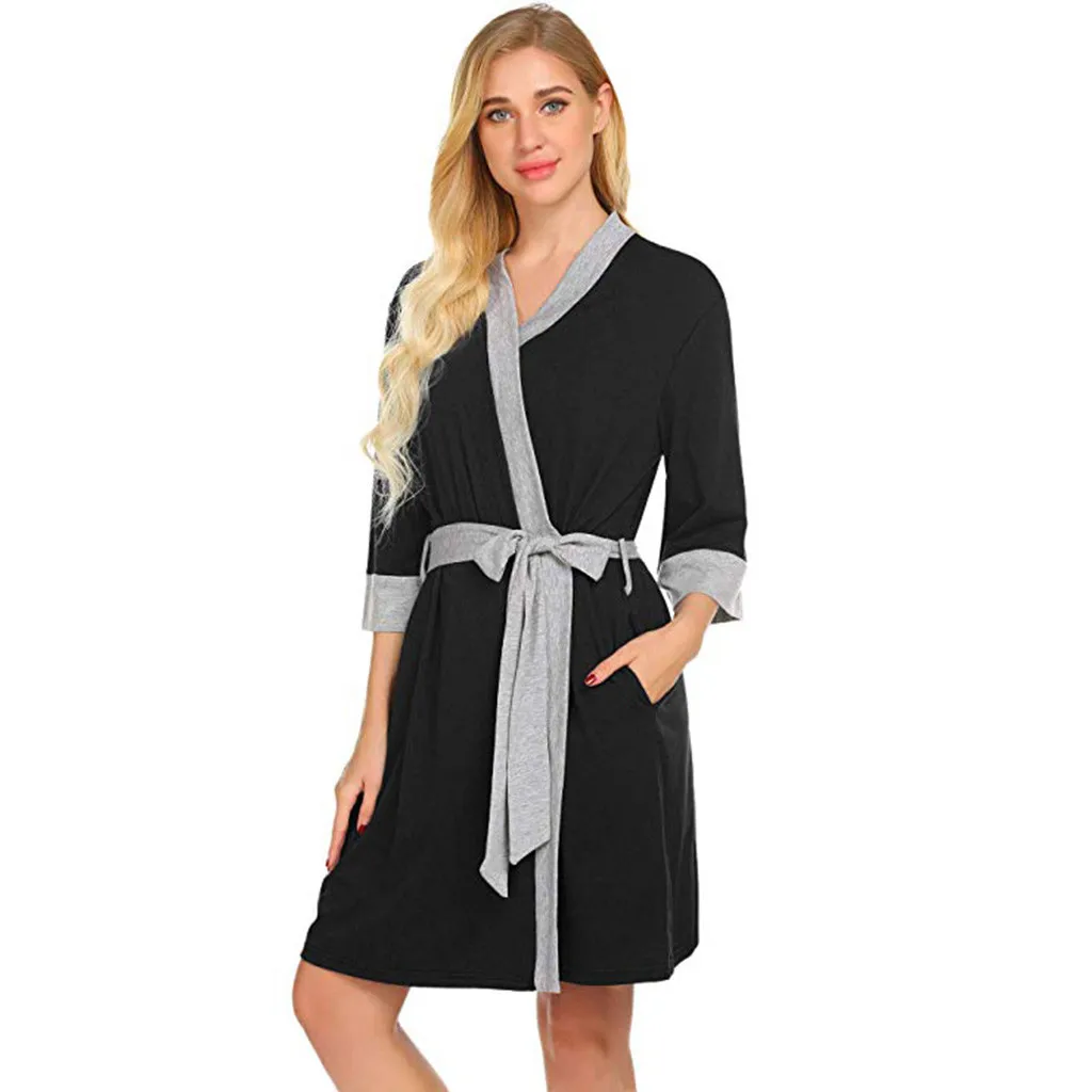 Халат для беременных и кормящих Ночная рубашка Одежда женщин vetement femme ropa mujer | Мать