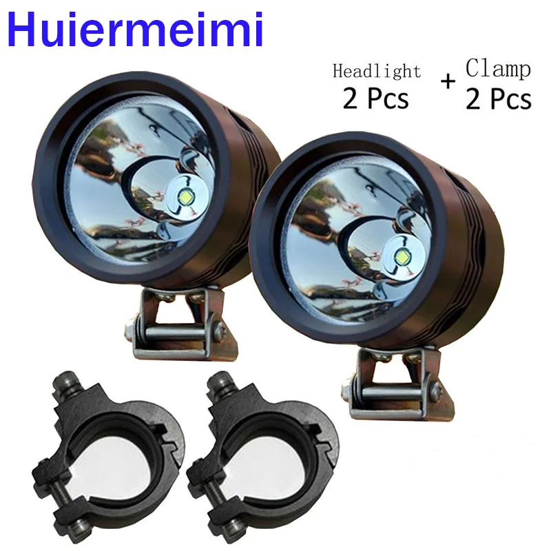 

Motorcycle LED Headlight Spotlight 40W 12V U2 Car fog lights moto auxiliary work lamp 6500K super bright motorbike headlamp DRL