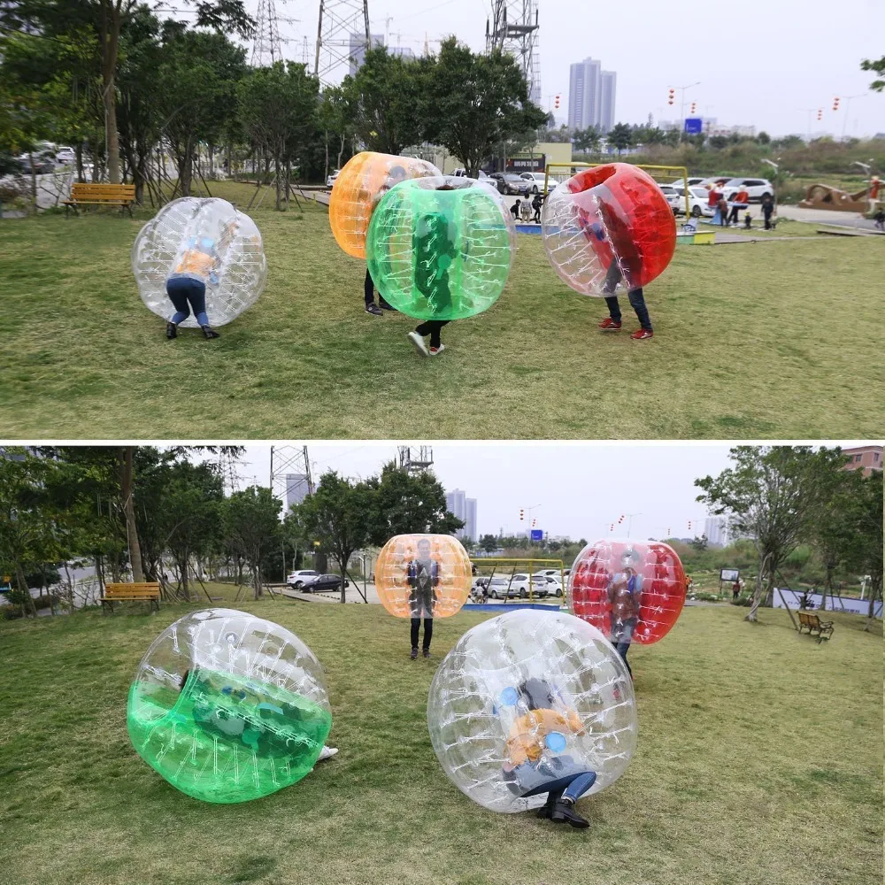 Бесплатная доставка 1 0 мм надувной мяч для Зорба из ТПУ 5 м футбола воздушный
