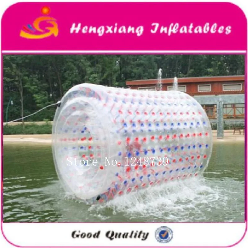 Бесплатная доставка 100% ТПУ Хорошее качество надувной шарик прокатки воды ролик