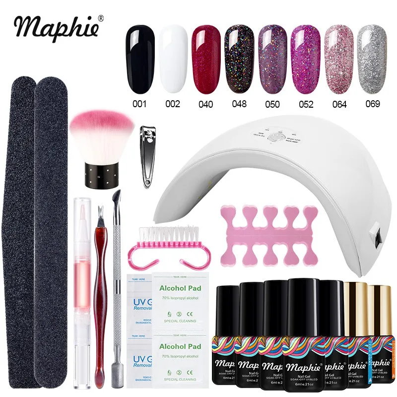 Maphie 23 шт./лот 36 Вт смарт Сенсор Светодиодная лампа Сушилка для ногтей Гель лак