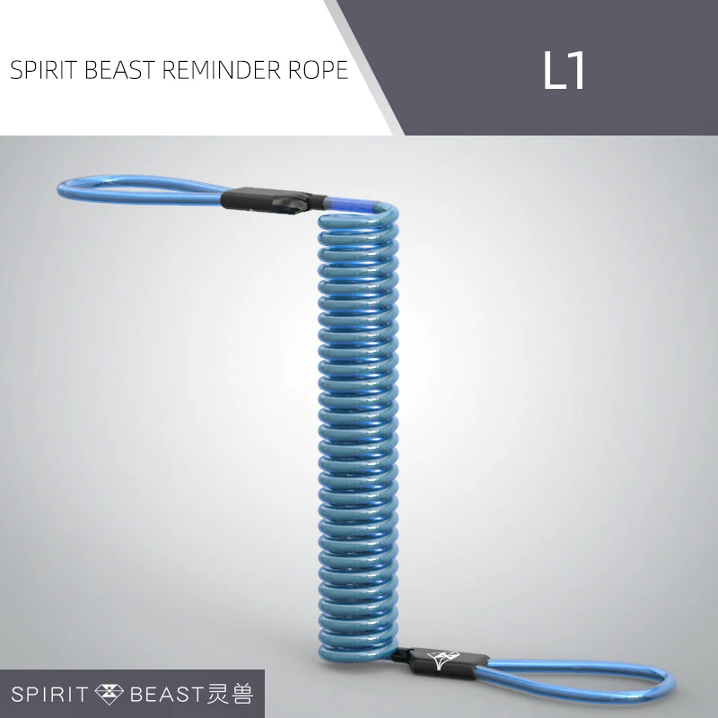 blue Spirit beast Светоотражающая напоминающая веревка для мотоцикла универсальные аксессуары Автомобильный Замок предупреждающая веревка для мотокросса многоцелевой Канат - Цвет: blue
