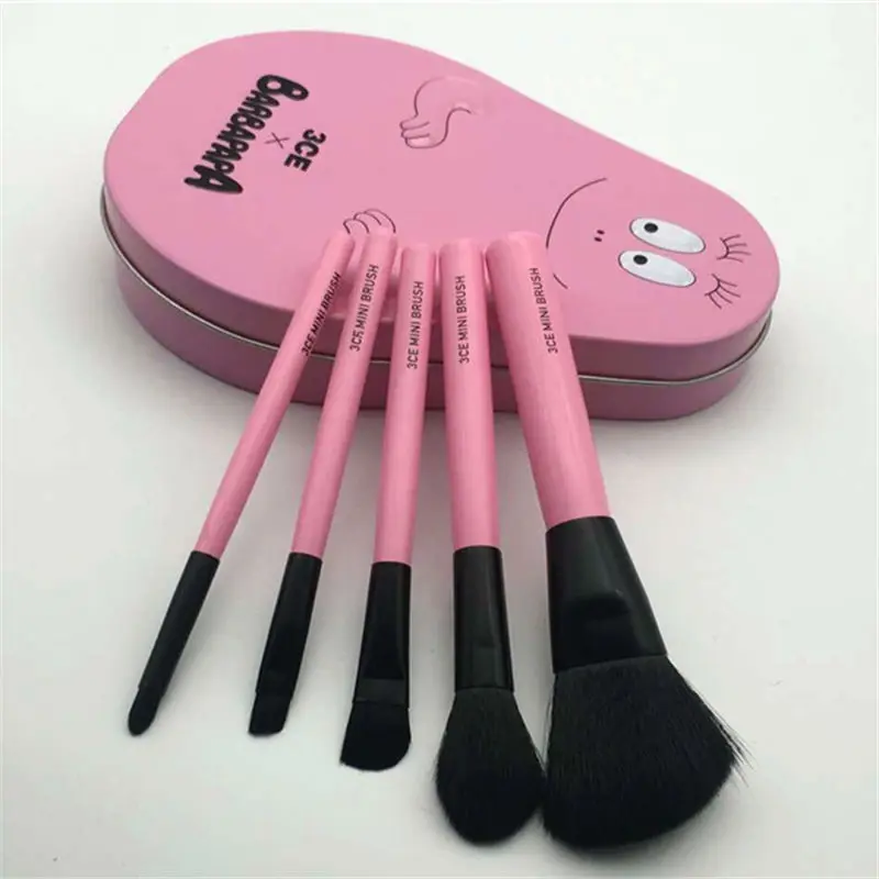Профессиональный 5 шт./компл. kawaii косметический набор кистей для макияжа