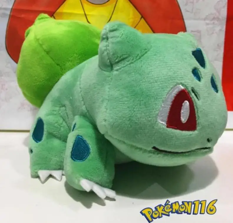 Подлинный Pokmon Bulbasaur Squirtle Charmander плюшевая кукла, набор игрушек из 3 подарков
