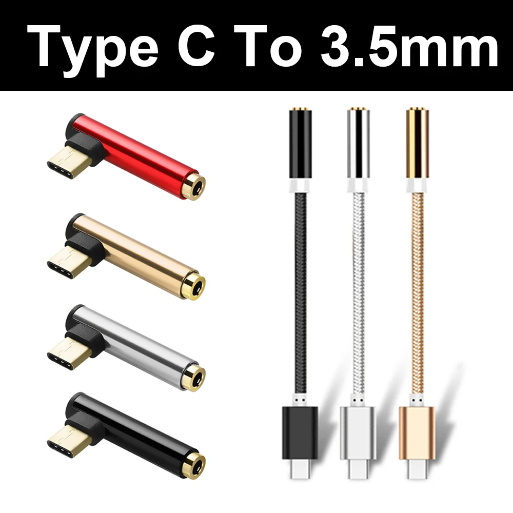 USB Type C к разъему 3 5 кабель адаптер Тип мм преобразователь для наушников аудио