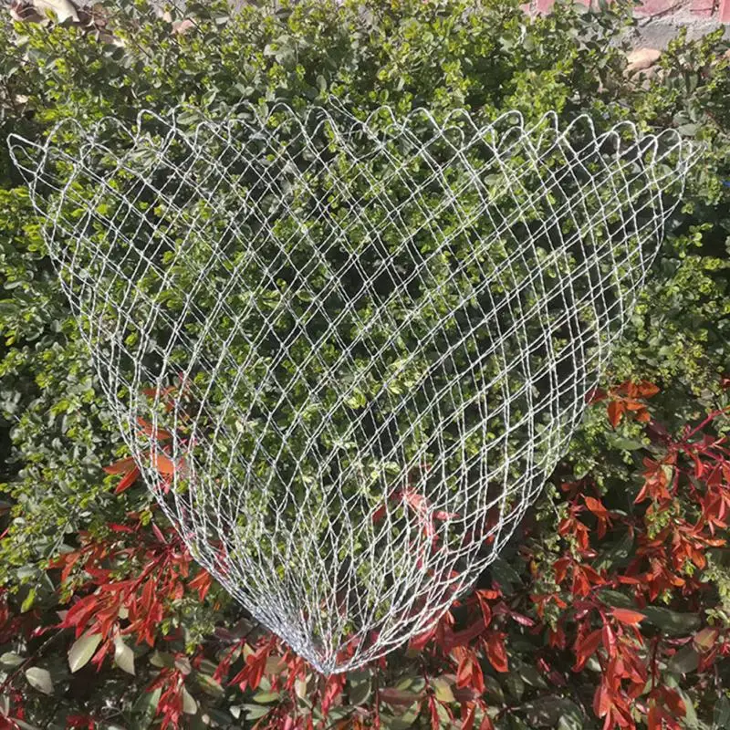 Нейлоновая рыболовная сеть Портативный приманка Клетка Складной ромбовидная