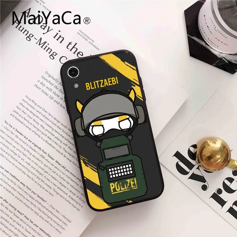 Maiyaca Rainbow Six Siege Coque чехол для телефона iPhone 8 7 6 6S Plus X XS MAX 5 5S SE XR чехол Fundas Capa - Цвет: A13