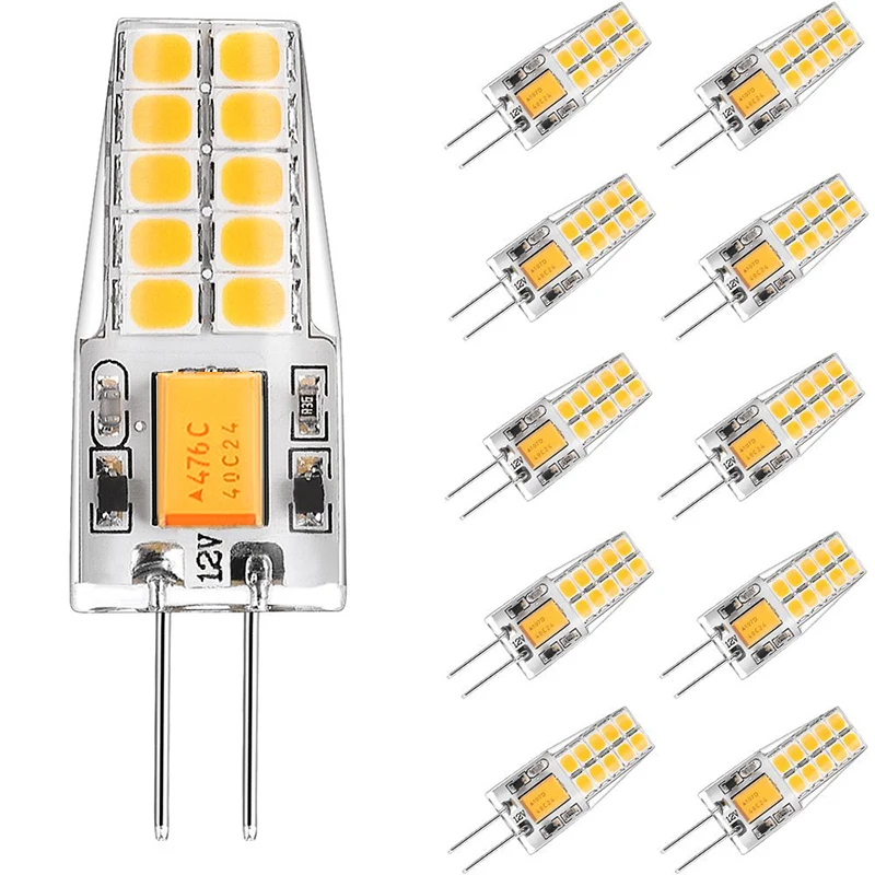 10 шт. светодиодные лампы G4 12 В переменного тока 3 Вт 20 светодиодный одов 2835 SMD 360