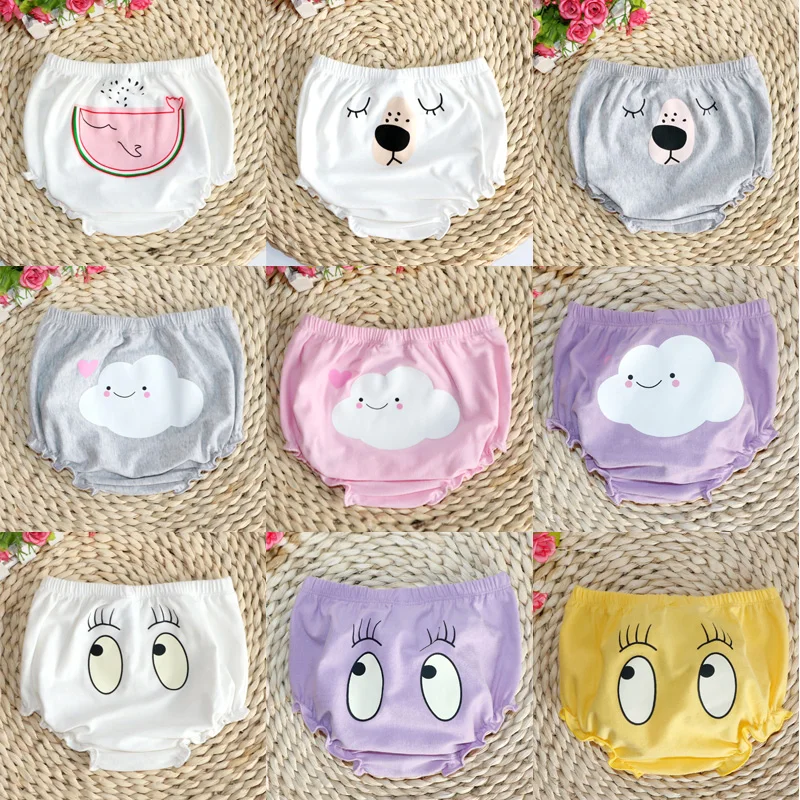 Bombachos de dibujos animados para beb&eacute;s, pantalones cortos de algod&oacute;n para ni&ntilde;os y ni&ntilde;as, ropa infantil-1