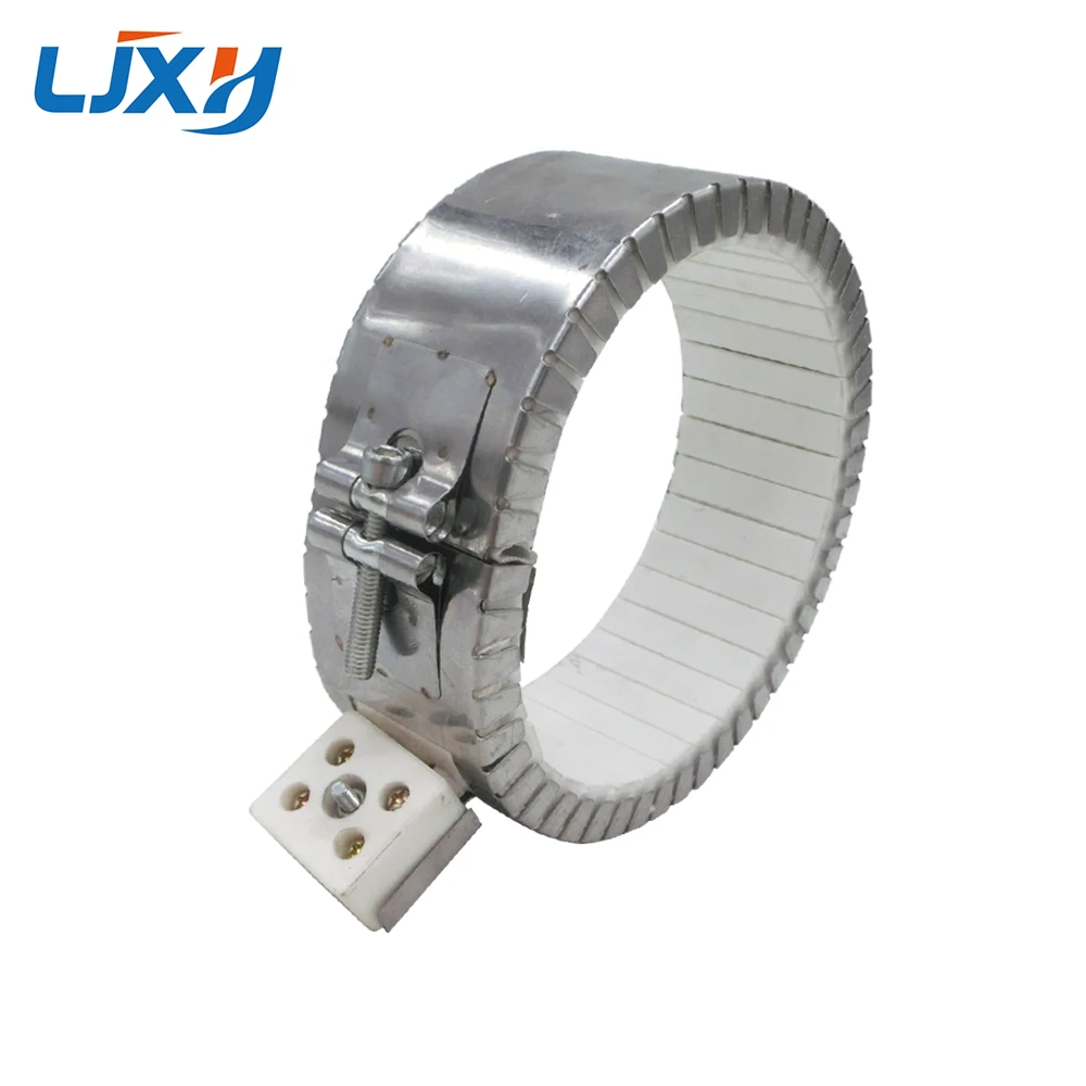 LJXH 1 шт. 110V220V380V ленточные нагреватели керамический нагревательный элемент из нержавеющей стали 100x100 мм/120x100 мм/150x100 мм 1400 Вт/1700 Вт/2100 Вт