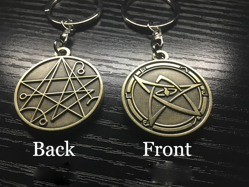 Cthulhu Mythos Keychain for Costume Props COC TRPG The Elder Sign/Sigil Key Chain Christmas Festival Gift | Украшения и