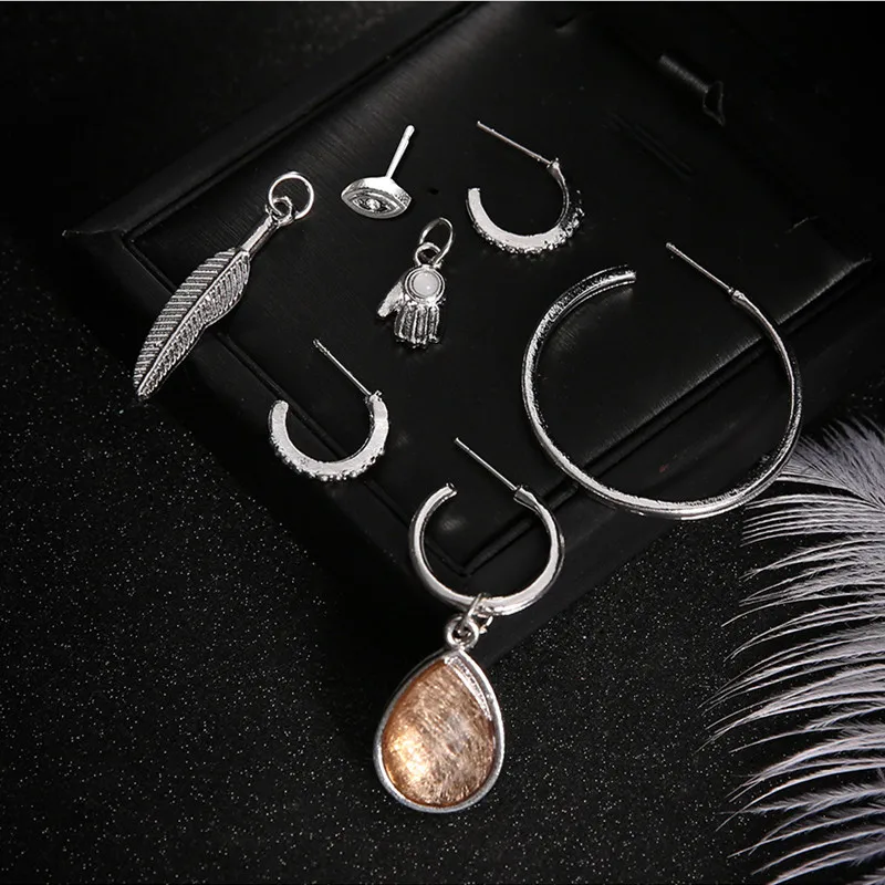 Богемные длинные серьги с бахромой для женщин Золотое сердце ананас из