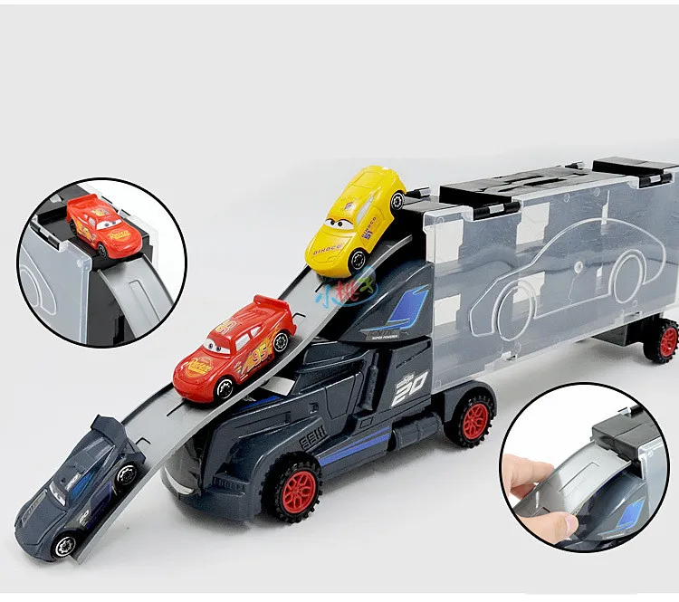 7 шт./компл. disney "тачки 3 Lightning McQueen Джексон Storm Мак дядя грузовик 1:55 литая игрушечная машинка Подарочные игрушки для детей