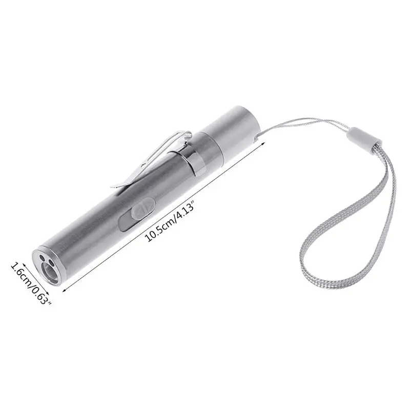 3 в 1 Кот Chaser USB зарядка Pflichtige Забавные игрушки-тренинги Серебряный интерактивный светодиодный светильник ручка Указатель флэш-светильник для поддельного обнаружения