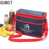 8l cooler bag insulated thermal picnic lunch box can holder ice pack thermo insulation shoulder bag cool meal drinks carrier bag