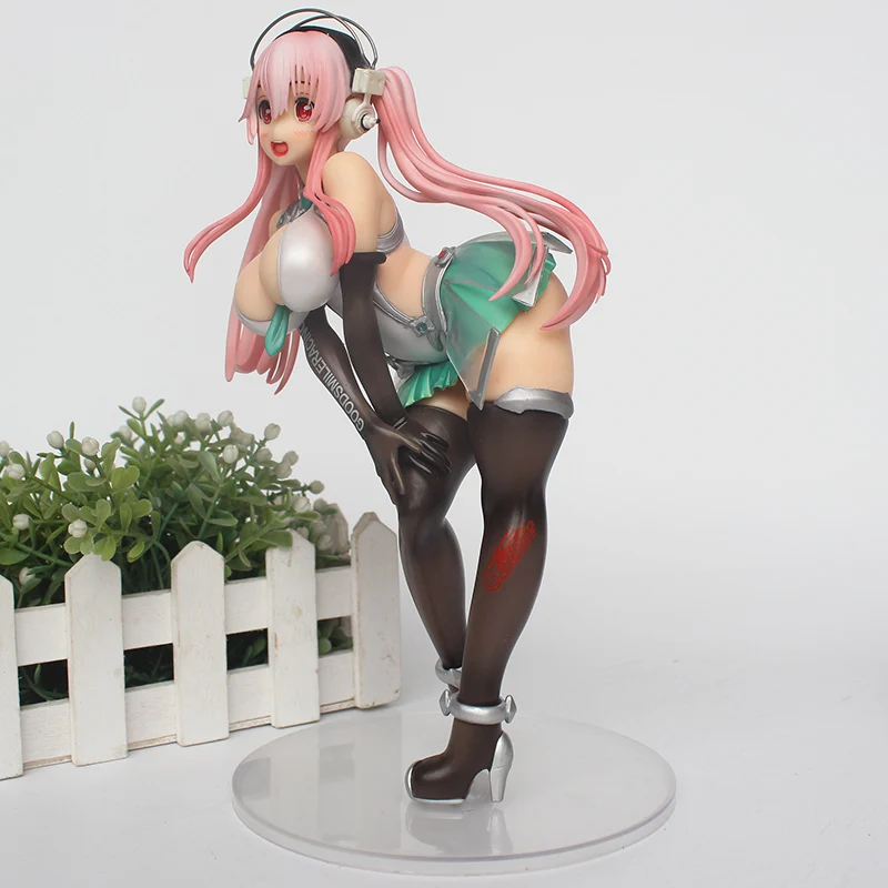 Аниме сексуальные девушки SUPERSONICO ПВХ экшн фигурки Супер Sonico Racing girl Ver.