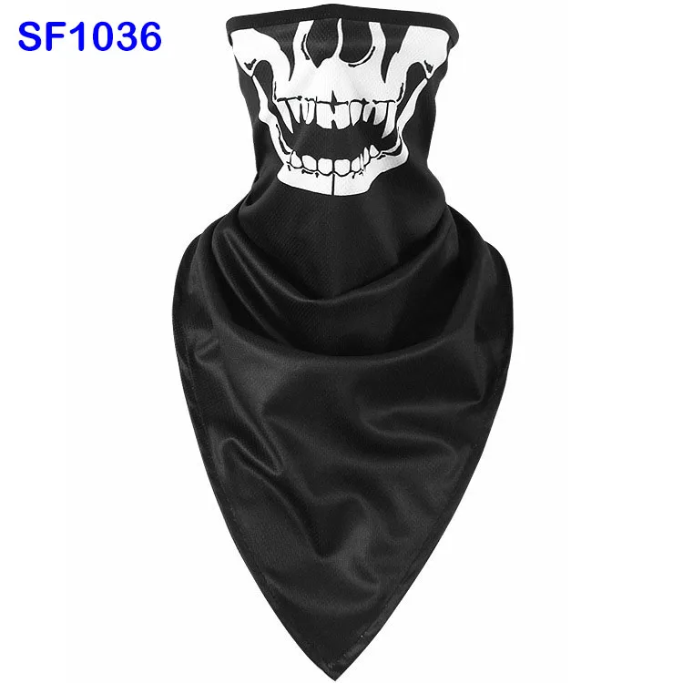WildSurfer плюс треугольные Braga Cuello походные шарфы для верховой езды дышащие полулицевые маски черепа велосипедная Лыжная бандана для рыбалки FJ37