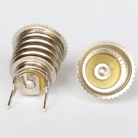 20pcs focan screw metal e14 light socket lamp bulb holder with pcb board pin