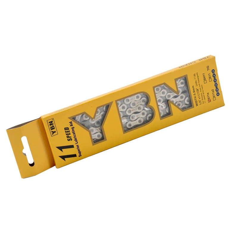 Сверхлегкая Велосипедная Цепь YBN 11 S для горных и дорожных велосипедов