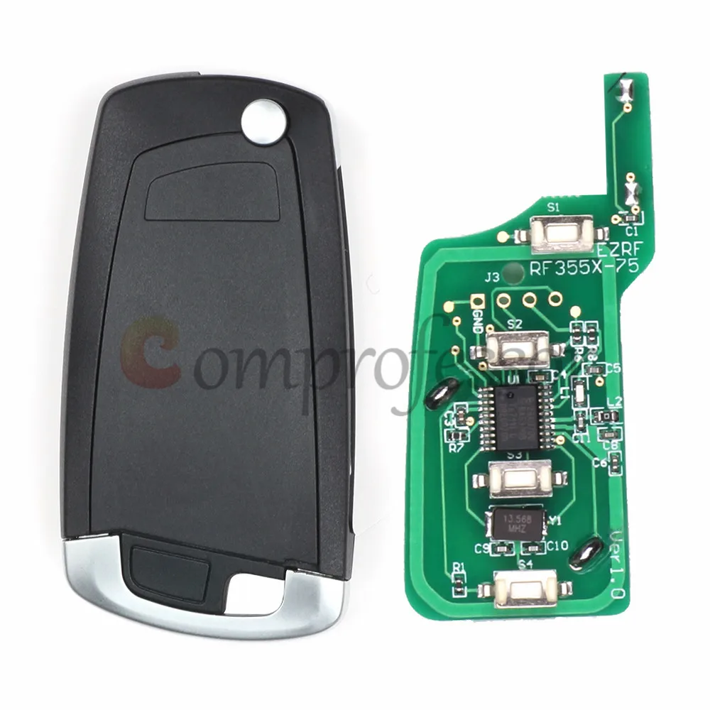 KEYECU модификация складной дистанционный ключ брелок 315LP MHz PCF7946 для BMW CAS2 3 5 6 7 X3 X5 Z3 Z4